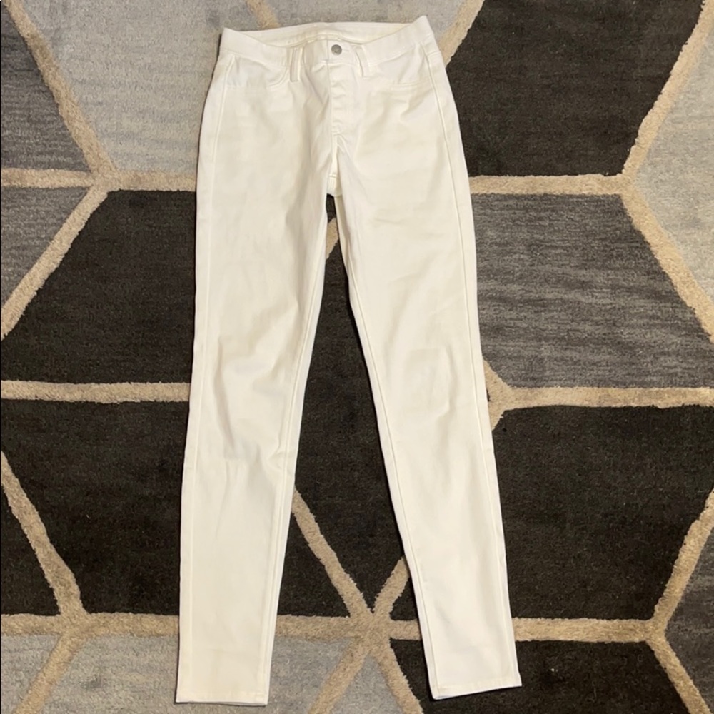 White Uniqlo Pants Leggings
